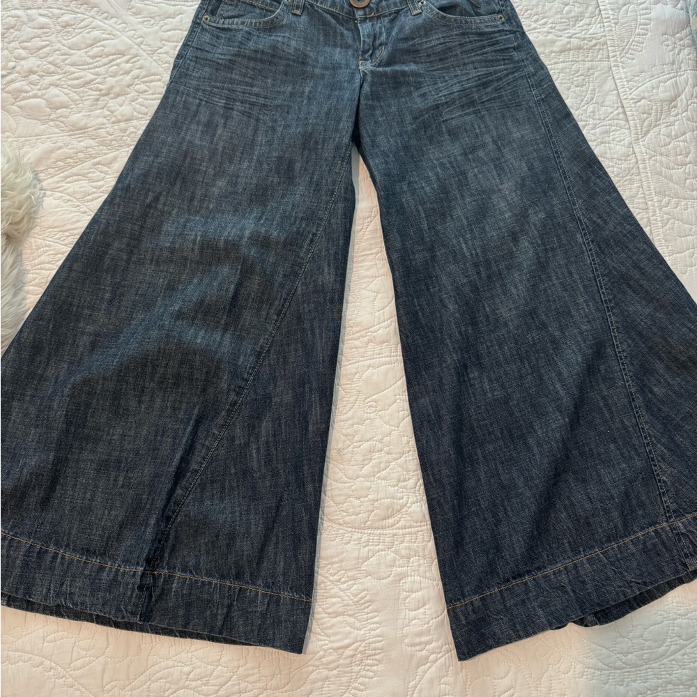 Wide-Leg Denim Jeans excellent condition